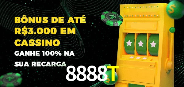 8888T melhor bônus de depósito